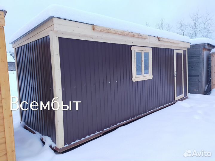 Бытовка 6 на 2 теплая для зимы