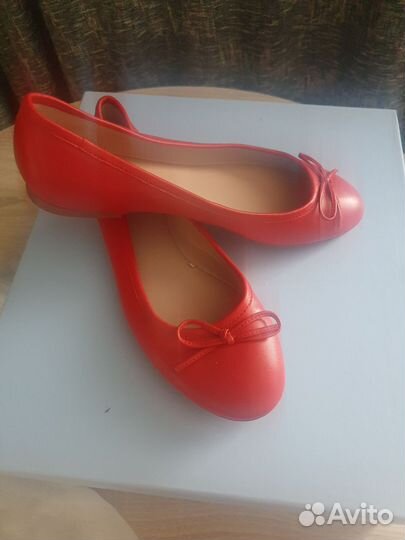 Балетки натуральная кожа 37 новые