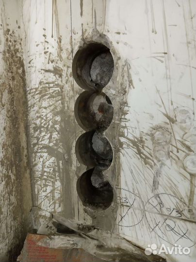 Алмазное бурение отверстий 500 мм