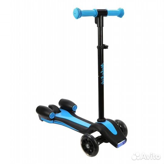 Самокат 3 колеса принт Moby kids Junior Rocet