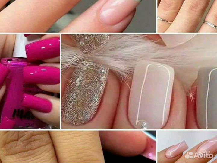 Наращивание ногтей,педикюр