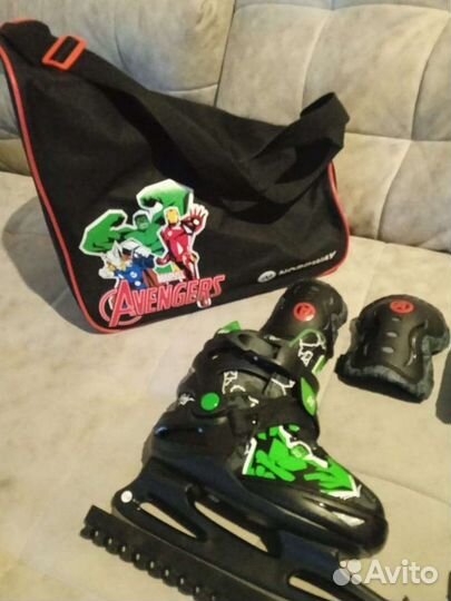 Коньки детские marvel. 31-36