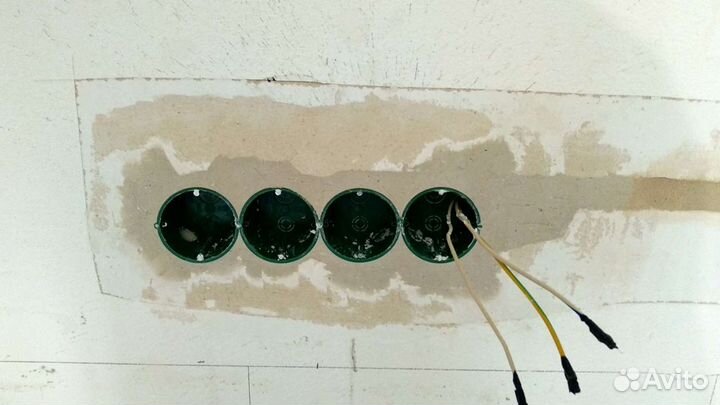 Перенос розеток, бурение подрозетников, штробление