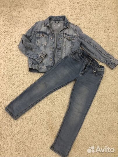 Джинсовый костюм для мальчика