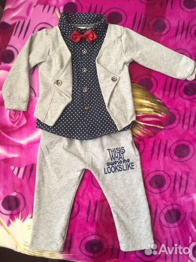 Костюм джентельмена на мальчика на 1-2 года