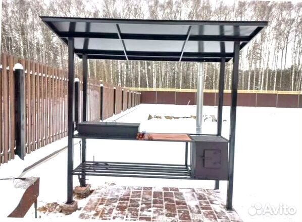 Мангал С крышей