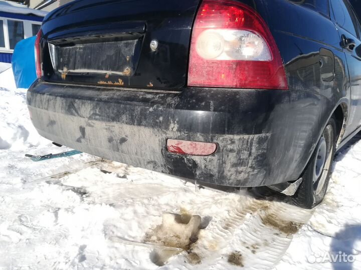 Бампер задний Лада Приора седан