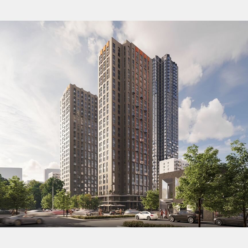 3-к. квартира, 76 м², 20/28 эт.