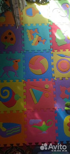 Детский коврик пазл