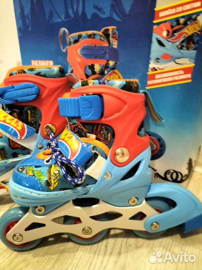 Роликовые коньки детские раздвижные