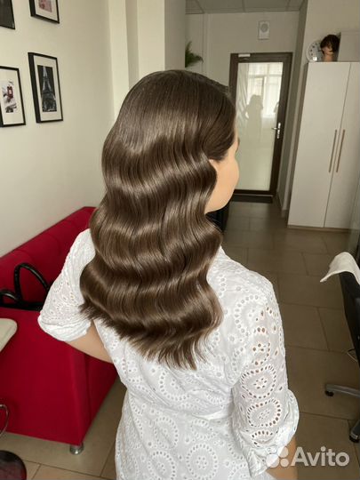 Прически локоны