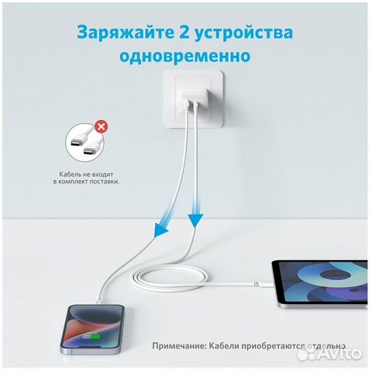 Сетевое зарядное устройство Anker 312 #388392