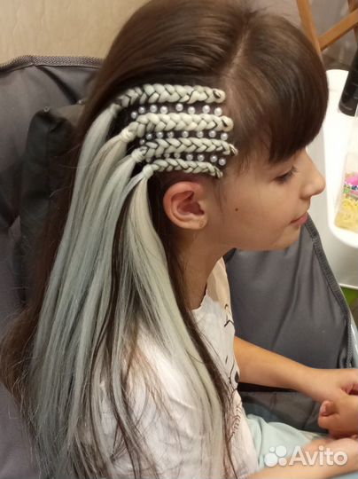 Косы,брейды,прически с канекалоном работы мои