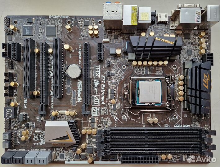 Мат плата S-1155 Z77 с процессором Xeon E3-1270 v2