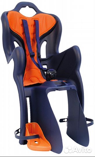 Велокресло Bellelli B-One Clamp цв. т-синий Италия