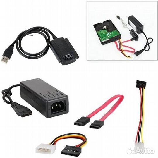 Адаптер KS-is sata/pata/IDE USB 2.0 (KS-461)