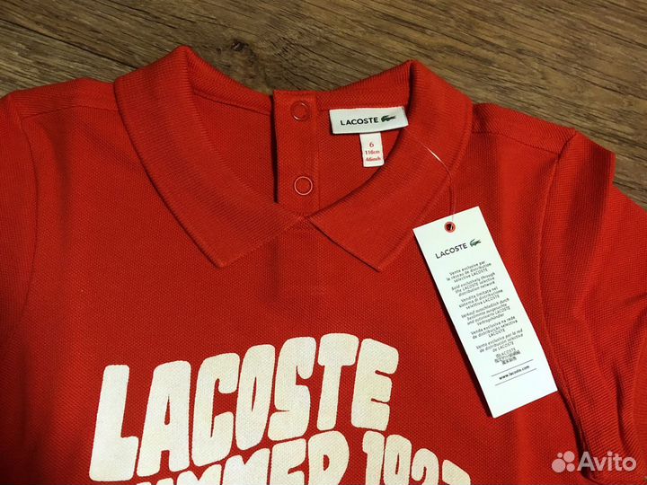 Lacoste polo новое