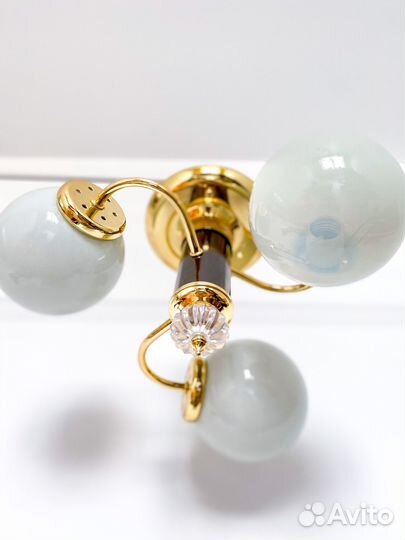 Винтажная люстра шары 2000-е г