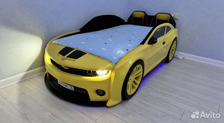 Кровать машина 3D Camaro EVO полный комплект