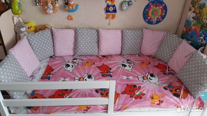 Бортики на детскую кровать