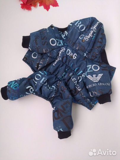 Комбинезон утепленный для собак- 27 см длина спины