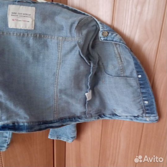 Джинсовка для девочки рост 140