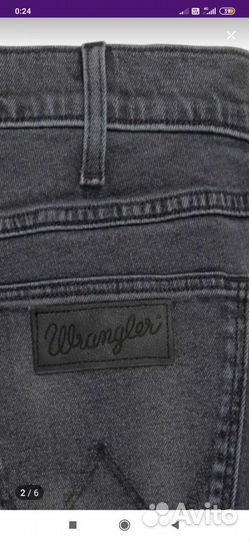 Мужские джинсы Wrangler. Турция