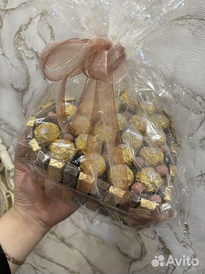 Съедобные букеты из конфет