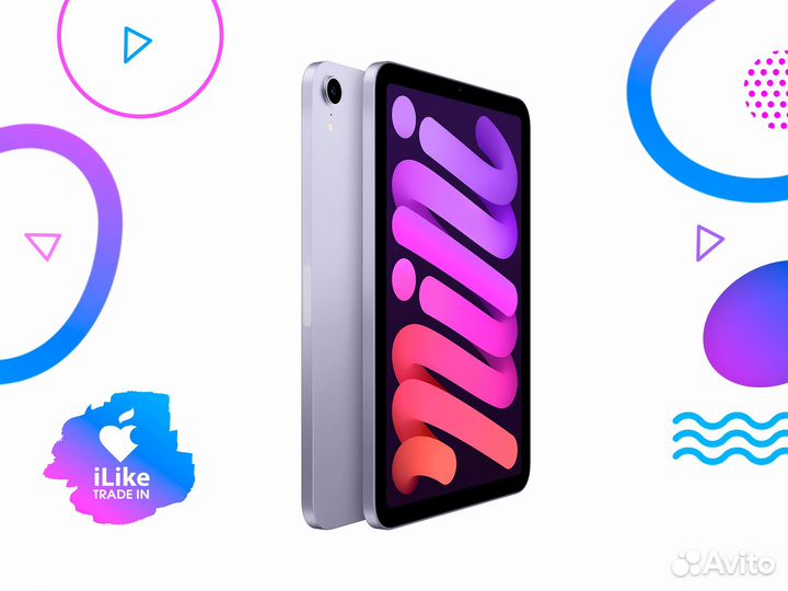 Apple iPad mini Wi-Fi 64 гб, Фиолетовый (2021)