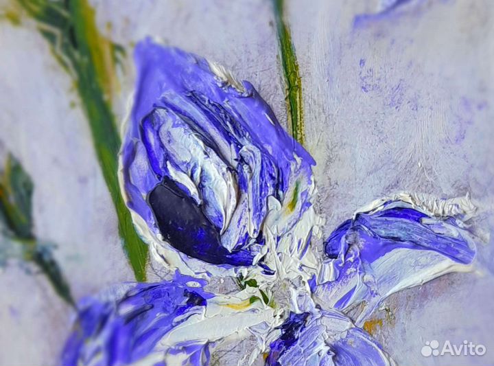 Ирисы Картина маслом 