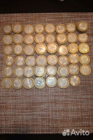 10 биметаллических и гвс монет