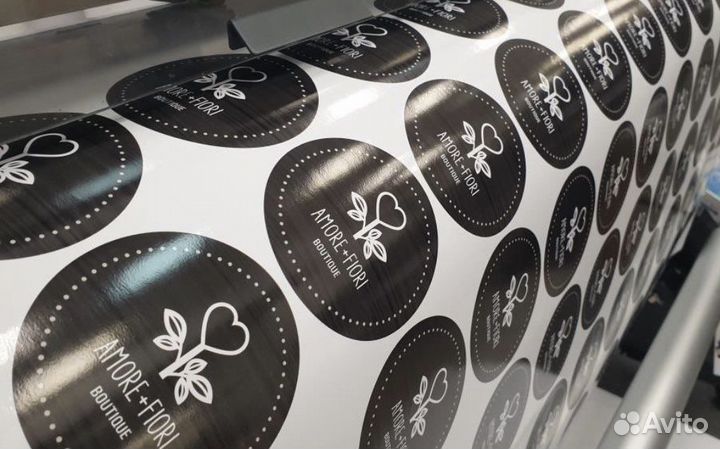 Печать баннеров наклеек реклама буквы