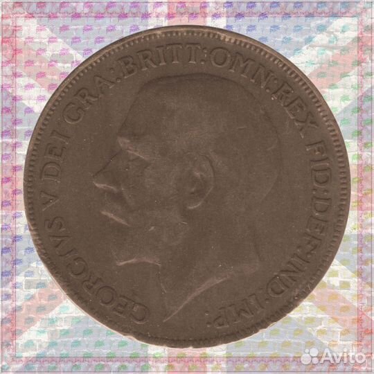 1 пенни 1926 Великобритания
