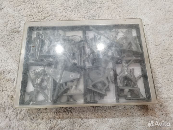 Солдатики оловянные СССР набор коробка матросы