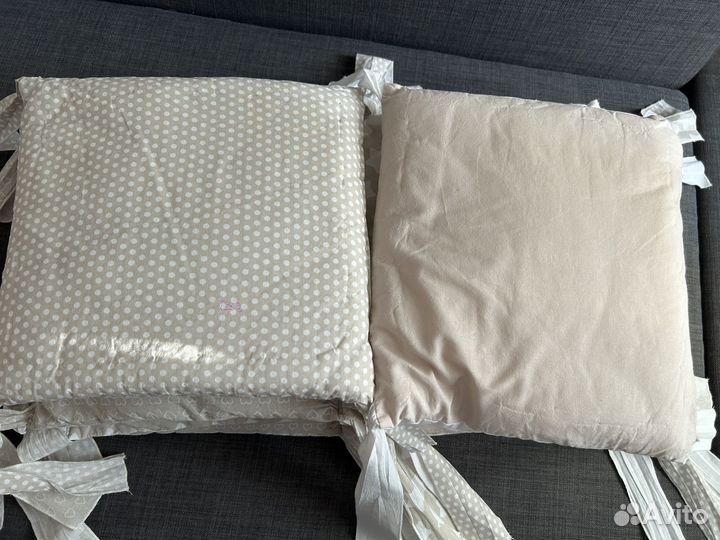 Мягкие бортики для детской кроватки