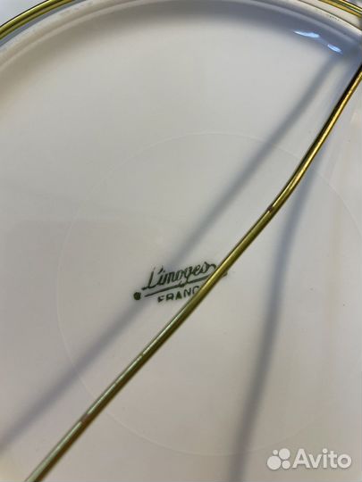 Старинная фарфоровая тарелка. Франция