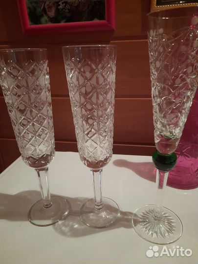 Хрустальные бокалы СССР