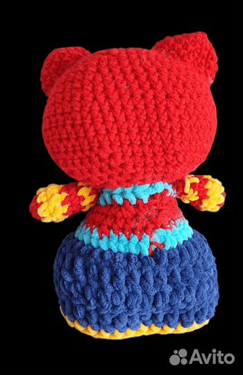 Игрушка вязаная Человек-паук (3 варианта )