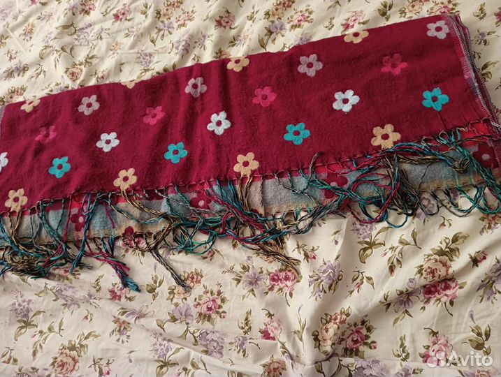 Палантин платок тёплый