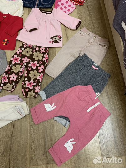 Вещи пакетом для девочки 6 м.-18 мес