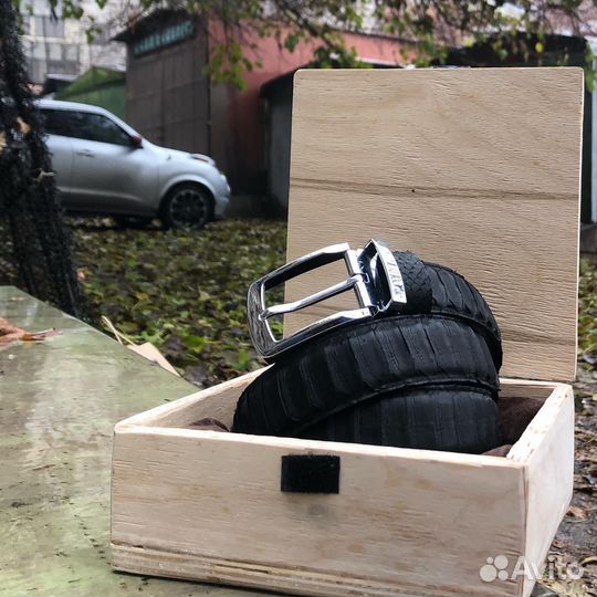 Ремень мужской из кожи Питона