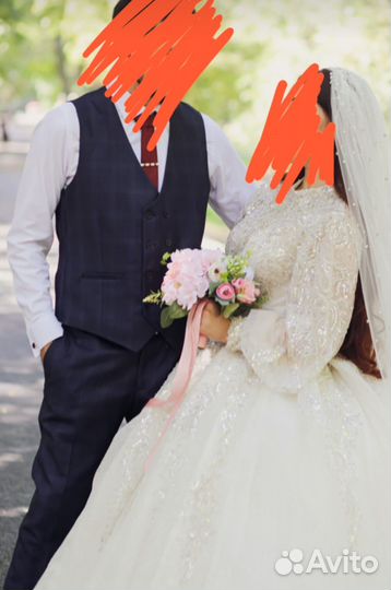 Свадебное платье бу