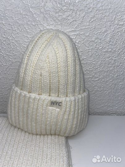 Комплект шапка и шарф