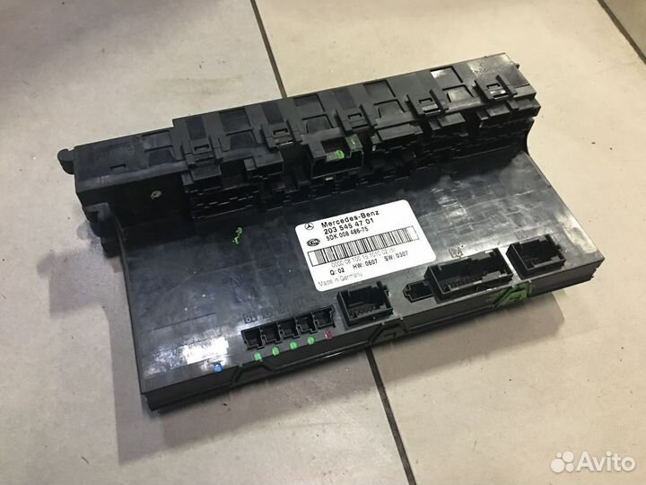 Sam блок предохранителей задний mercedes W203 W209