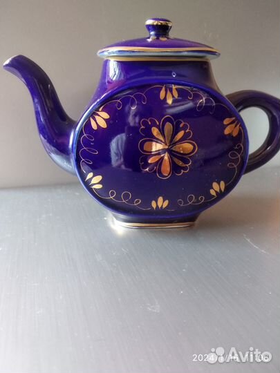 Чайник заварочный гжель кобальт