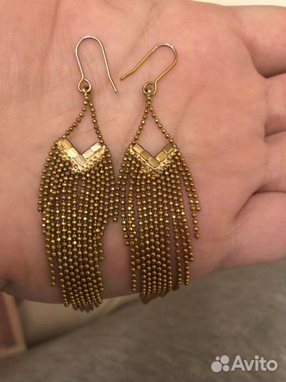 Серьги «водопад»