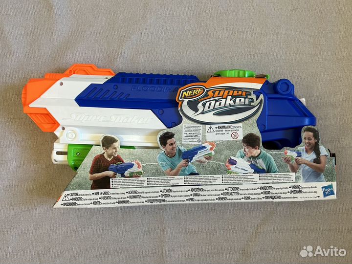 Новый водный бластер Nerf Super Soaker