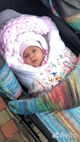 Конверт на выписку для девочки осень-зима