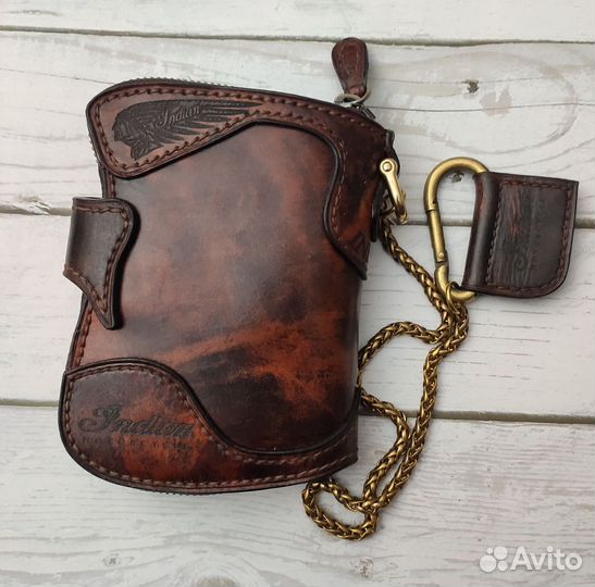 Байкерский кошелек Indian