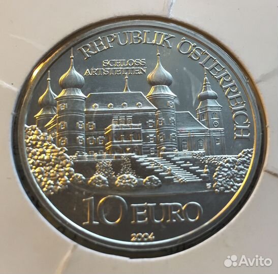Монета Австрия замок Арштаттен